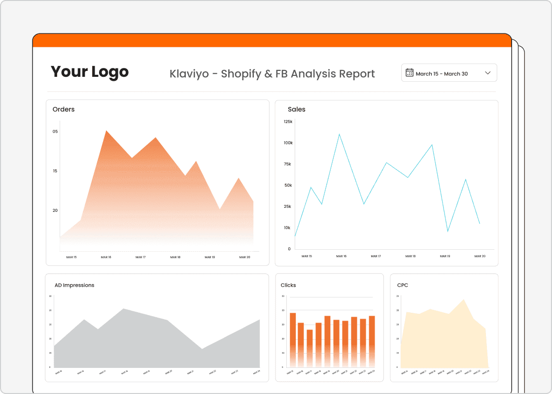 Personalize email marketing reports for every client